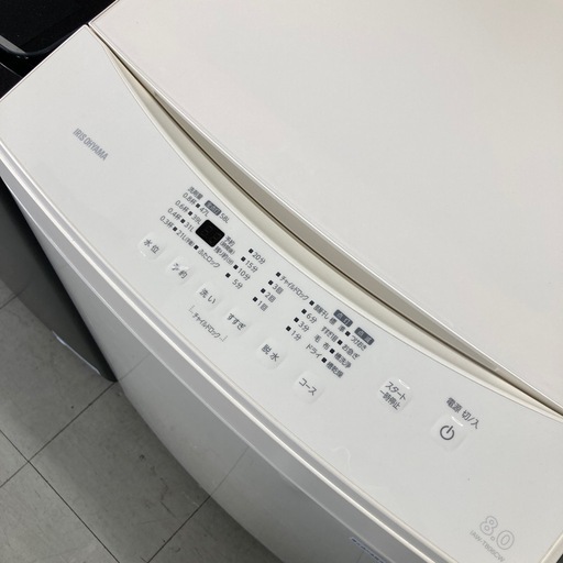 ⭐︎6ヶ月保証⭐︎アイリスオーヤマ　8kg洗濯機　2023年製　IAW-T806CW