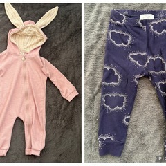 80サイズ 長袖 女の子 まとめ売りの画像