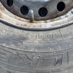 取引中ハイエース用 タイヤホイール付きの画像