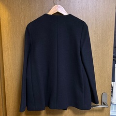 フレアノーカラーコートの画像