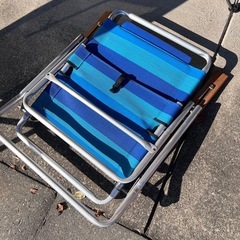 JH0680 リクライニングローチェア　アウトドアチェアの画像