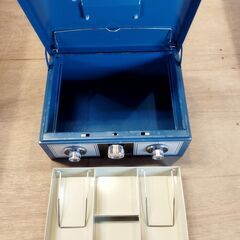 UCHIDA 金庫 手提げ金庫 ポータブル金庫 キャッシュボックス ※鍵なし　/MJ-1325 2F の画像