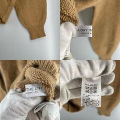 A DAY IN THE LIFE A DAY IN THE LIFE 長袖ニット ウール/ナイロン ブラウン レディース【古着】【中古】の画像