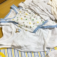 【12/14まで】ベビー肌着9着セット　50cm　60cm 70cmロンパース　短肌着　コットンの画像