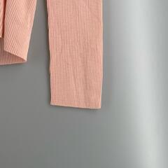 courreges クレージュ 長袖ニット コットン ピンク レディース【古着】【中古】の画像