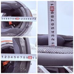 【❗️✨現状品✨❗️】MHR フルフェイスヘルメット 1402／Sサイズ相当（XXS表記）グラフィックモデルの画像