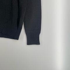 Reflect リフレクト 長袖ニット ウール/アクリル ブラック レディース【古着】【中古】の画像