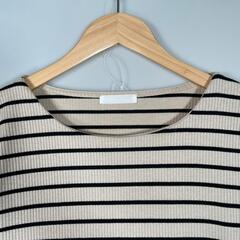 DRESKIP ドレスキップ 半袖ニット ポリエステル レディース L【古着】【中古】の画像