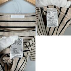 DRESKIP ドレスキップ 半袖ニット ポリエステル レディース L【古着】【中古】の画像