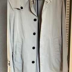 通勤◎カジュアル◎ ABAHOUSE ライトグレーコート サイズ2
の画像