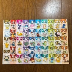 ポケモンとあいうえおをおぼえちゃおう！パズルの画像