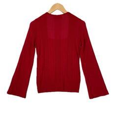 COUP DE CHANCE クード・シャンス 長袖ニット レーヨン/アクリル レッど レディース 38【古着】【中古】の画像