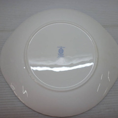 ☆▲ミントン　Minton　英国製　ハドンホールブルー　Ｂ＆Ｂ　プレート　約２７ｃｍ　皿　大皿　食器　花絵　gの画像