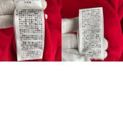 mimi&roger ミミ＆ロジャー 長袖ニット ウール/アクリル レッド レディース F【古着】【中古】の画像