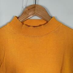 Another Edition アナザーエディション 長袖ニット コットン オレンジ レディース F【古着】【中古】の画像