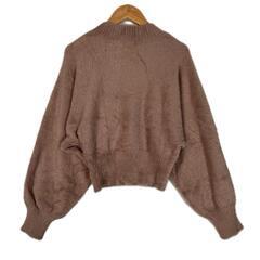 MERCURYDUO マーキュリーデュオ 長袖ニット ナイロン ピンク レディース F【古着】【中古】の画像