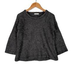 De Pre デ・プレ 長袖ニット ウール グレー レディース 1【古着】【中古】の画像