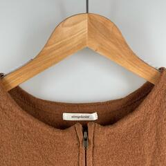 Simplicite シンプリシテェ ジャケット ウール ブラウン レディース【古着】【中古】の画像