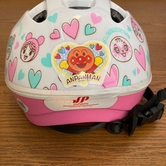 未使用品アンパンマン自転車用ヘルメット女の子　ドキンちゃんメロンパンナ
の画像