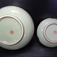 ☆▲九谷焼　お皿セット　食器　豆皿　小皿　10枚　青　fの画像