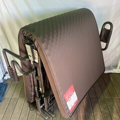 ATEX/アテックス 折り畳み電動ベッド AX-BE635N 幅104cmの画像