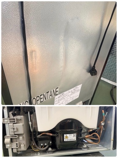 期間限定値下げ！東○家C#426 2024年製 冷蔵庫 動作品 YRZ-F15LK 2ドア ブラック 冷凍冷蔵庫 右開き 156L ヤ