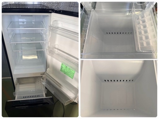 期間限定値下げ！東○家C#426 2024年製 冷蔵庫 動作品 YRZ-F15LK 2ドア ブラック 冷凍冷蔵庫 右開き 156L ヤ