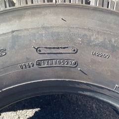 ★ 10分山 ★ ダンロップ SP081 ★ 225/80R17.5 ★ 2023年製 ★ 2本 ★の画像