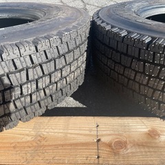 ★ 10分山 ★ ダンロップ SP081 ★ 225/80R17.5 ★ 2023年製 ★ 2本 ★の画像