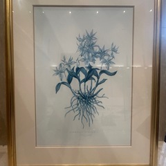 額縁付き絵画　リリー74✖️95cm 　ホテル装飾品の画像