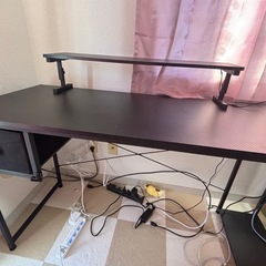 ゲーミングデスクL字型の画像