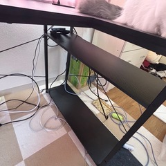 ゲーミングデスクL字型の画像
