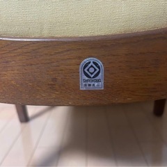 希少カラー 飛騨産業 飛騨高山 SHIRAKAWA ダイニングチェア イエローの画像