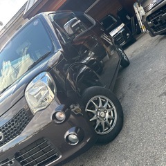 広島市　H２４年式　モコ　車検費用込み　スマートキー　プッシュスタート　社外アルミ　オートエアコンの画像