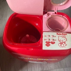 キティちゃん　おもちゃ洗濯機　ジャンクの画像