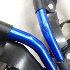 札幌市 清田区 Prairie House スノーシュー 25インチ アルミ製 かんじき 登山 スノートレッキング ブルー×ブラックの画像