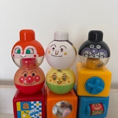 アンパンマン　積み木　　　ブロックの画像