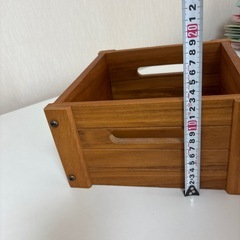 木箱　小物入れの画像