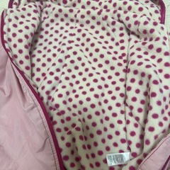 【激安】ベビー用 防寒ロンパース ピンクGAP80.12-18mの画像