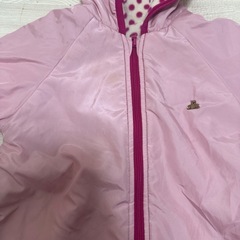 【激安】ベビー用 防寒ロンパース ピンクGAP80.12-18mの画像