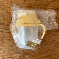 未開封/未使用 ミキハウス ベビー ストローマグ（黄／270ml）の画像