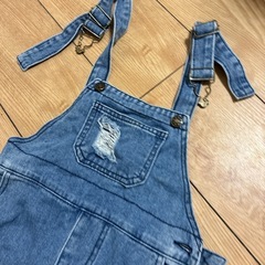 ダメージサロペットスカート110の画像