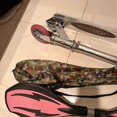 キックボード　＆　エスボード　セット、自宅まで取りに来て頂ける方にの画像