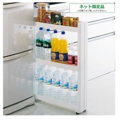 ニトリ　隙間収納ワゴン　の画像