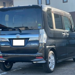 H26年式　タントカスタム　X_SA　純正8インチナビ　フルセグTV　純正フリップダウンモニターの画像