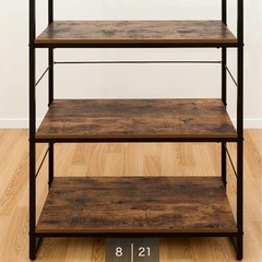 【12/19まで】ニトリ　木目調シェルフ（棚）の画像