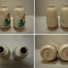 ☆▲九谷焼　酒器　徳利　お猪口　陶器　酒器揃え　伝統工芸　eの画像