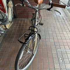 26インチ　GIOS（LIEBE）軽量アルミフレーム　7speed　ベージュ色の画像