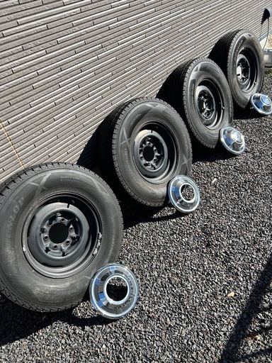ランドクルーザー40US純正スタッドレスタイヤホイールセット　