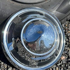 ランドクルーザー40US純正スタッドレスタイヤホイールセット　の画像